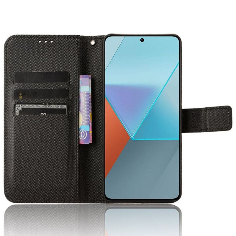 Nahkakotelo Xiaomi Redmi Note 13 Pro 5g Pisteinen Hihna