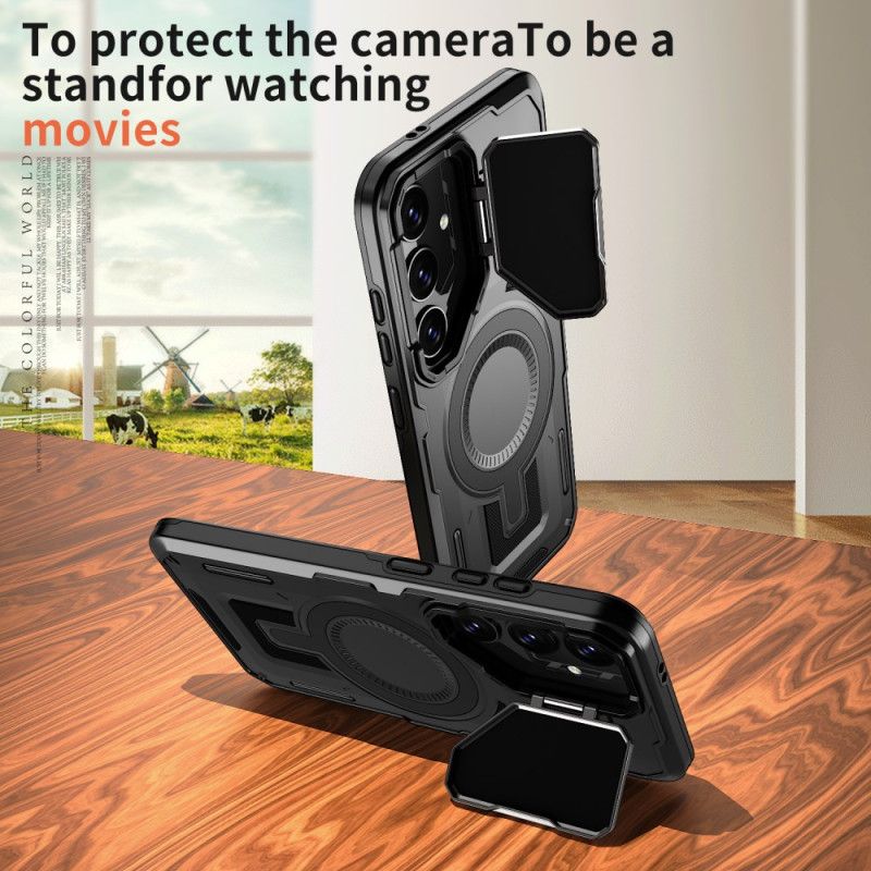 Case Samsung Galaxy S25 5g Puhelinkuoret Magsafe-yhteensopiva Kiinnitys Ja Linssinsuoja