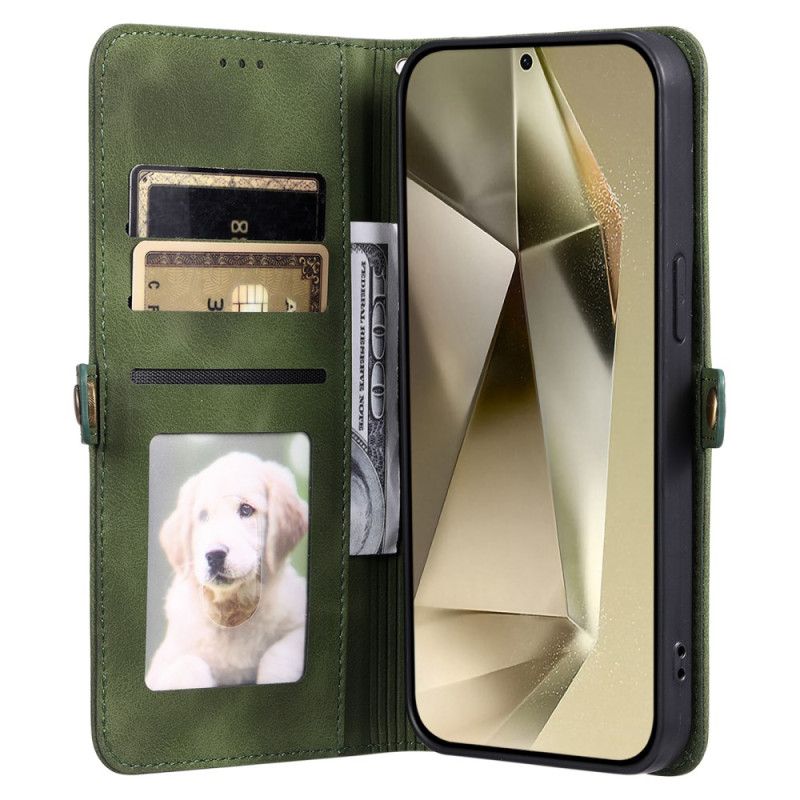 Kotelot Samsung Galaxy S25 5g Mandala-mokkanahkaefekti Suojakuori