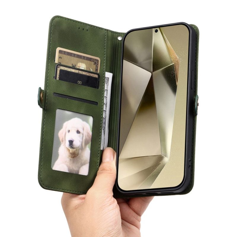 Kotelot Samsung Galaxy S25 5g Mandala-mokkanahkaefekti Suojakuori