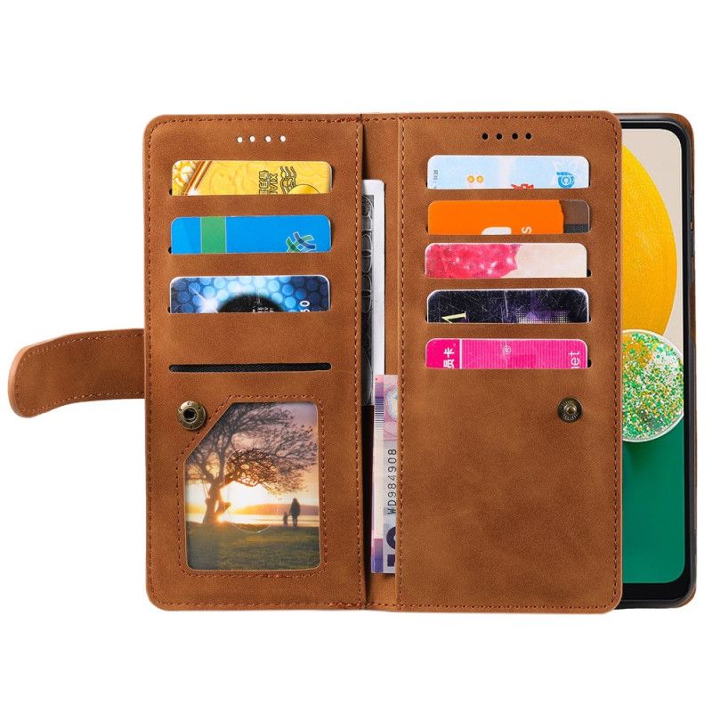 Kotelot Samsung Galaxy S25 5g Puhelinkuoret 9 Kortin Lokeron Lompakko Nauhalla