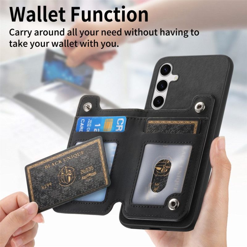 Kuori Samsung Galaxy S25 5g Irrotettavalla Magneettisella Korttikotelolla