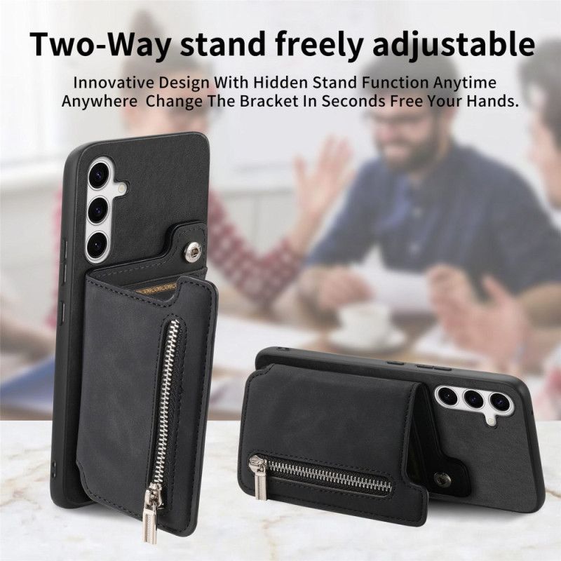 Kuori Samsung Galaxy S25 5g Irrotettavalla Magneettisella Korttikotelolla