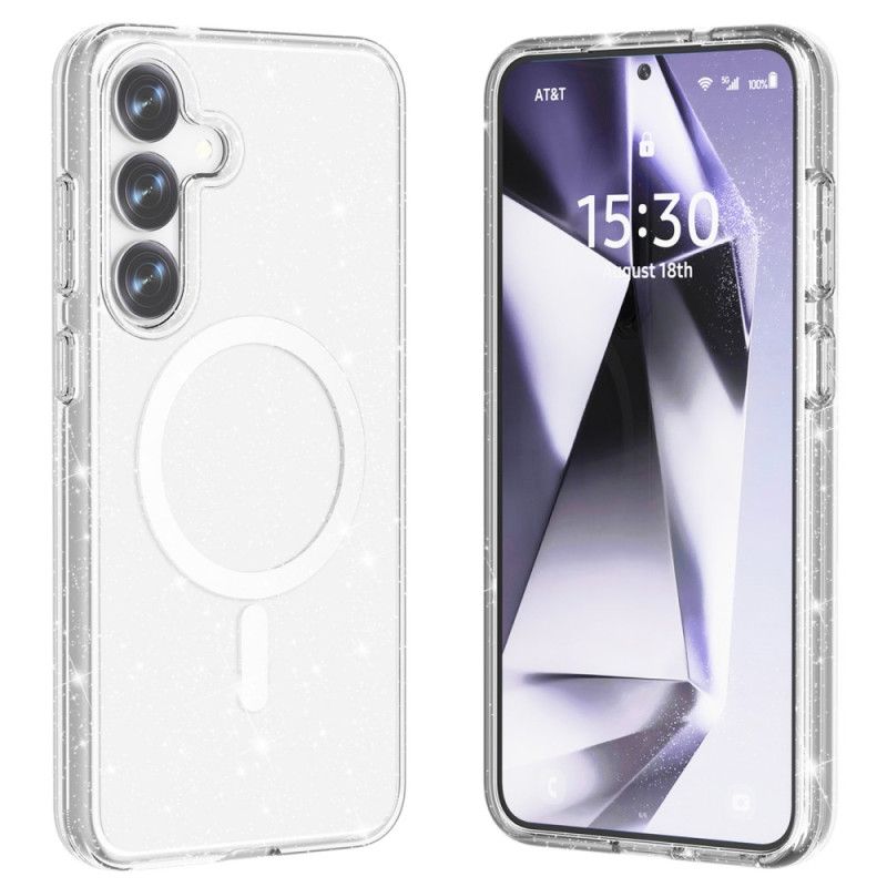 Kuori Samsung Galaxy S25 5g Kimaltava Tausta Magsafe-yhteensopiva