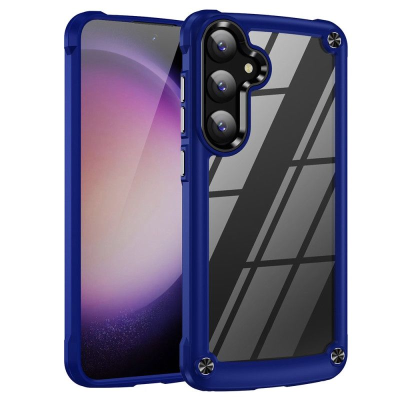 Kuori Samsung Galaxy S25 5g Kirkas Silikonireunoilla