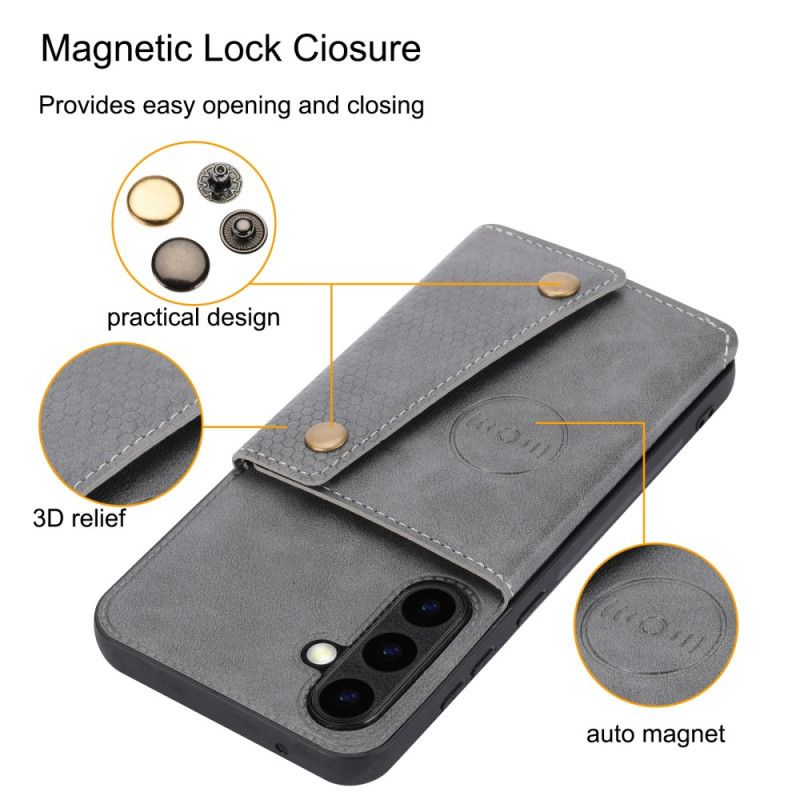 Kuori Samsung Galaxy S25 5g Korttikotelo Ja Jalusta