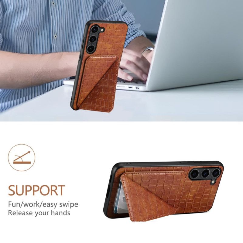 Kuori Samsung Galaxy S25 5g Krokotiilikuvioinen Korttikotelo