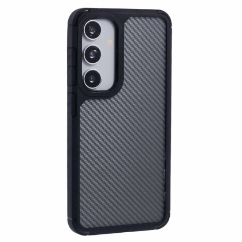 Kuori Samsung Galaxy S25 5g Läpikuultava Hiilikuitukuvioinen