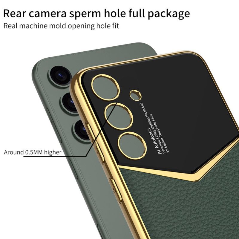 Kuori Samsung Galaxy S25 5g Metallinhohtoinen Reunus