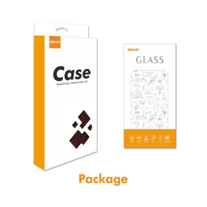 Nahkakotelo Samsung Galaxy S25 5g Enkay Keinonahkainen Näytönsuoja Karkaistusta Lasista