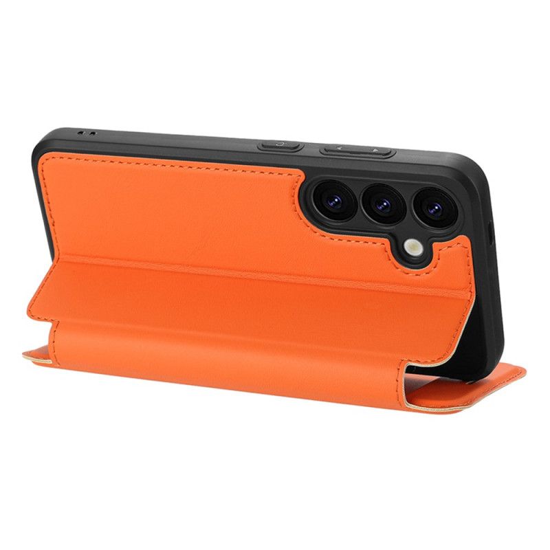 Nahkakotelo Samsung Galaxy S25 5g Magneettinen Suljin Ja Korttipaikat