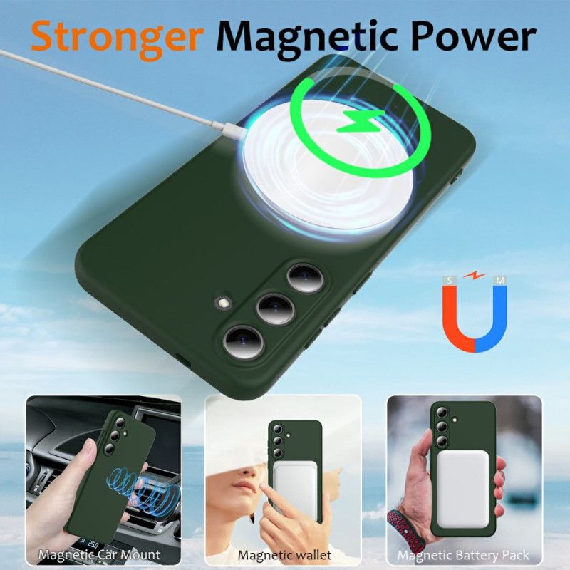 Puhelinkuoret Samsung Galaxy S25 5g Magsafe-yhteensopiva Nauhan Kanssa