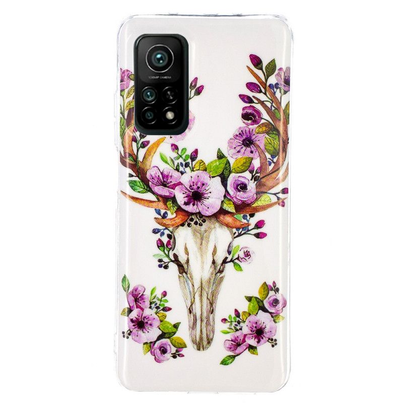 Kuori Xiaomi Mi 10T / 10T Pro Fluoresoiva Kukkiva Hirvi