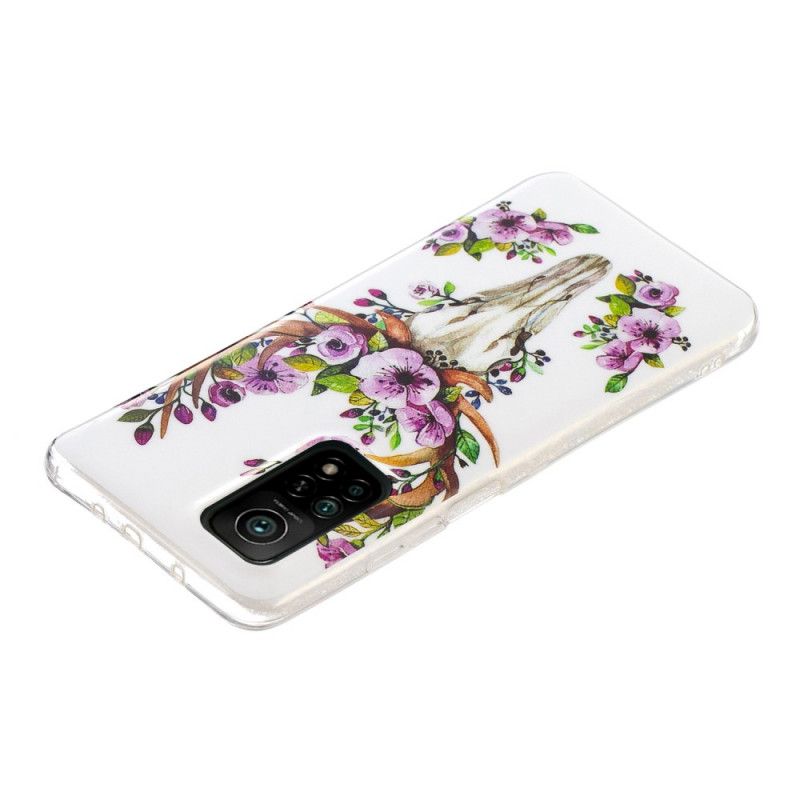 Kuori Xiaomi Mi 10T / 10T Pro Fluoresoiva Kukkiva Hirvi
