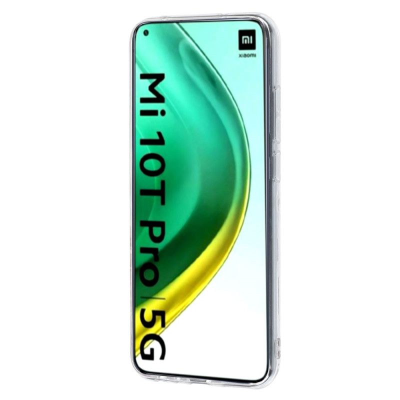 Kuori Xiaomi Mi 10T / 10T Pro Vaaleanpunainen Valkoinen Marmorivärinen Geometria 2