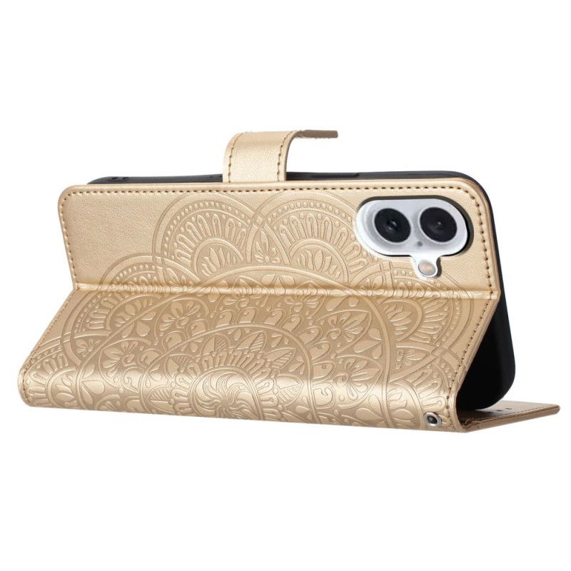 Kotelot iPhone 16 Plus Puhelinkuoret Mandala-hihnakuvio