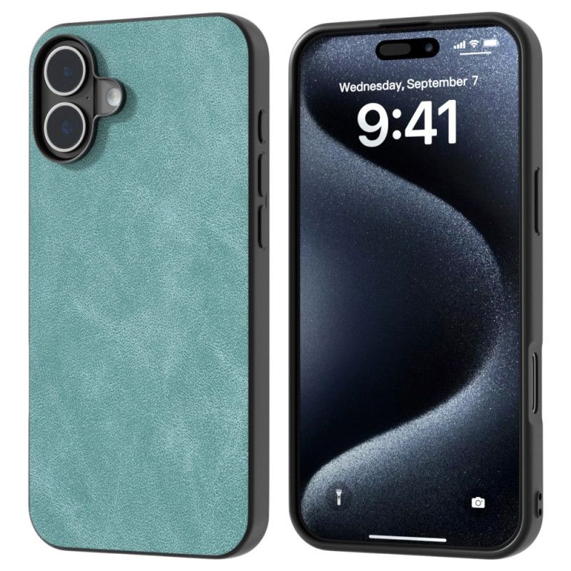Kuori iPhone 16 Plus Nahkatyyli