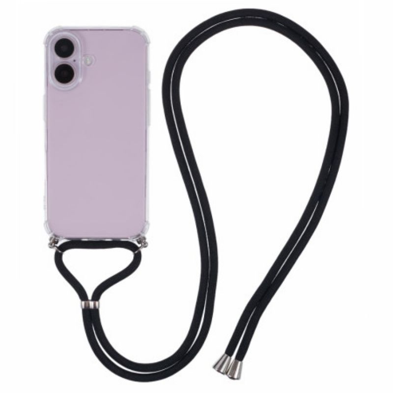 Puhelinkuoret iPhone 16 Plus Läpinäkyvä Johto