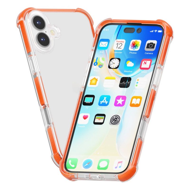 Puhelinkuoret iPhone 16 Plus Turvatyynyn Reunat