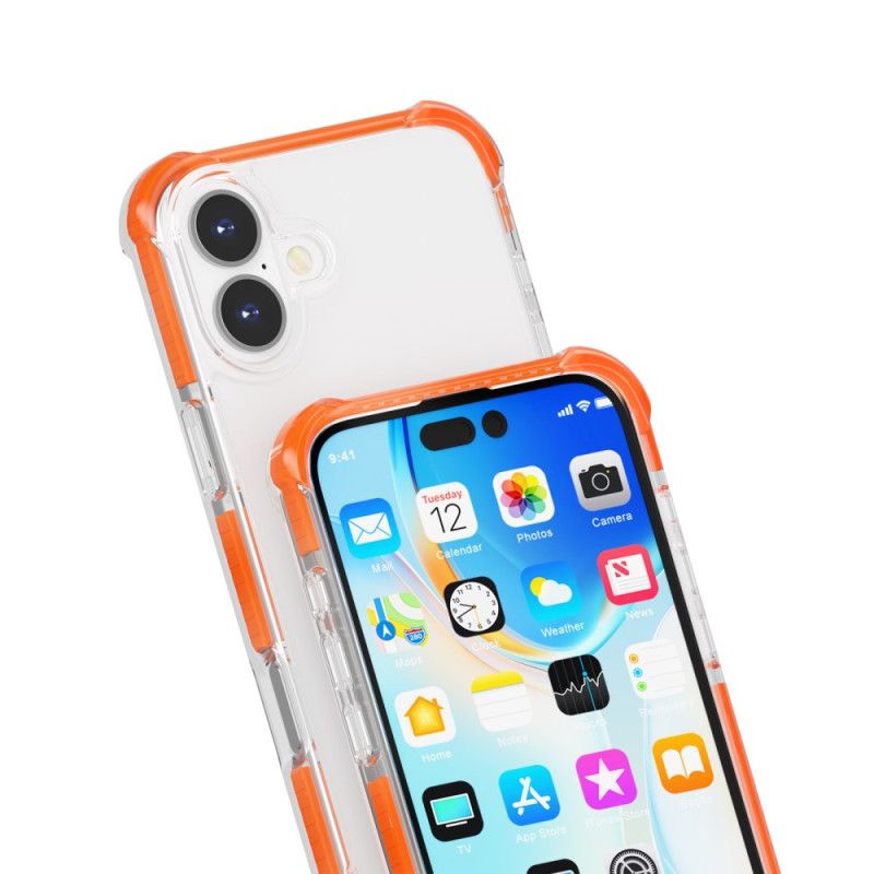 Puhelinkuoret iPhone 16 Plus Turvatyynyn Reunat