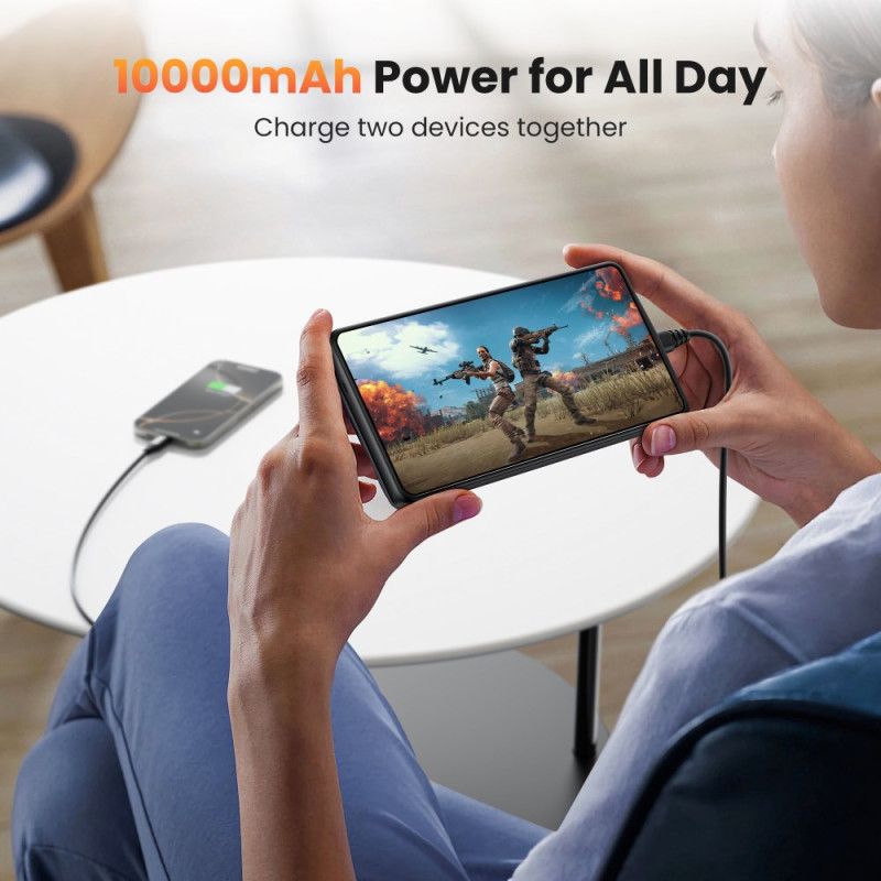 10000mah Akkukotelo Samsung Galaxy S25 Plus / S24 Plus Laturilla Ja Magneettikiinnityksellä