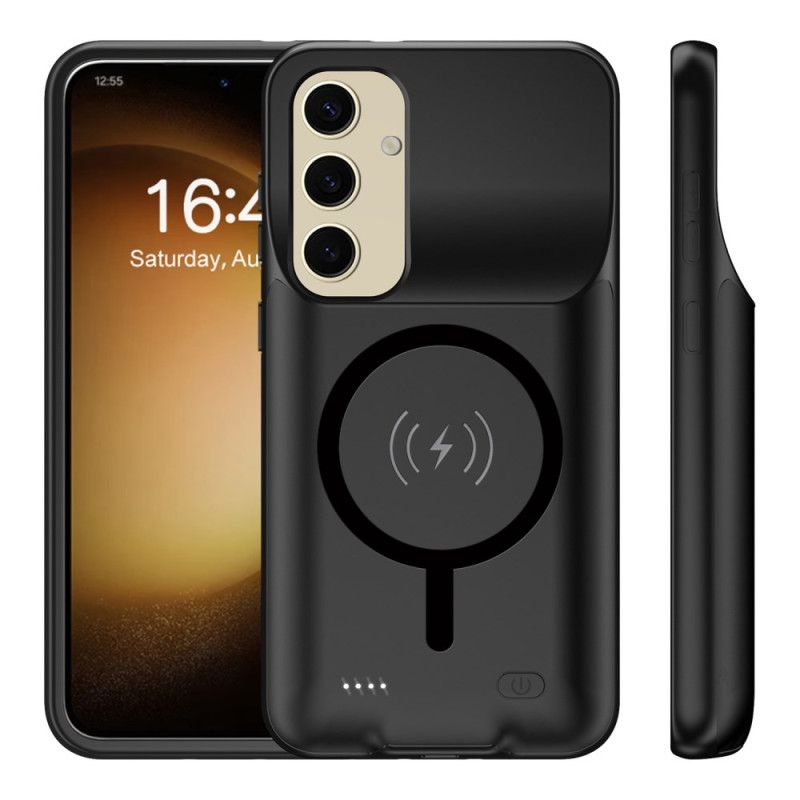 10000mah Akkukotelo Samsung Galaxy S25 Plus Ulkoisella Laturilla Ja Magneettikiinnityksellä