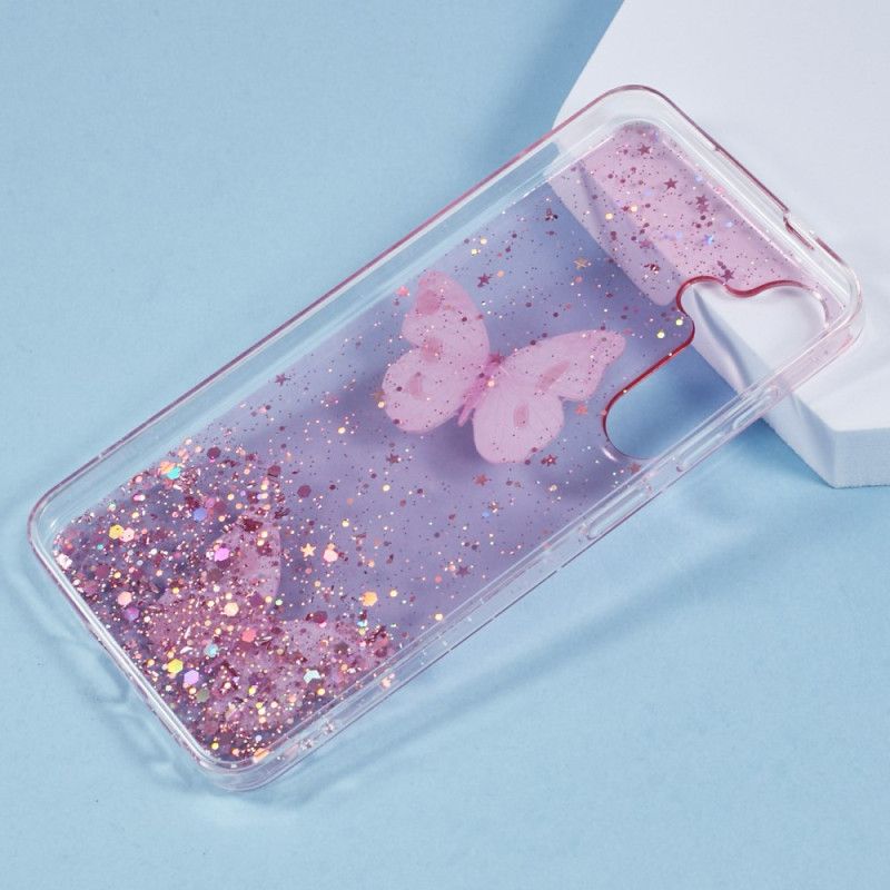 Case Samsung Galaxy S25 Plus 5g Puhelinkuoret Paljetteja Ja Perhosia