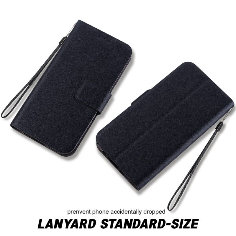 Kotelot Samsung Galaxy S25 Plus 5g Puhelinkuoret Yksivärinen Nahkajäljitelmä Hihnalla