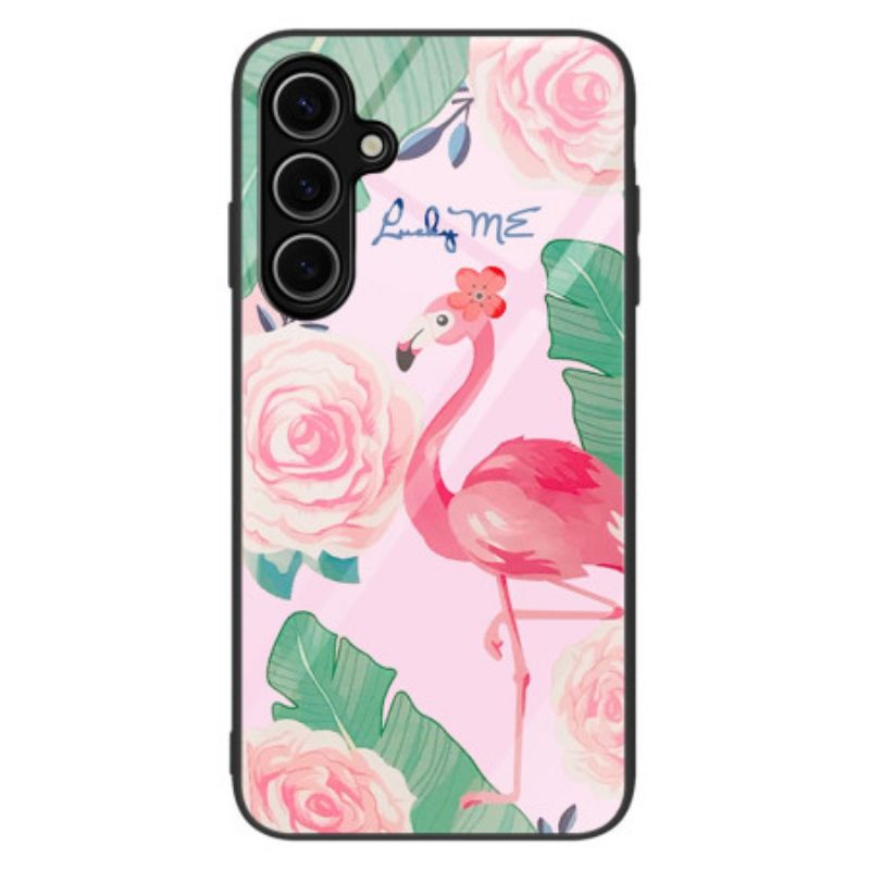 Kuori Samsung Galaxy S25 Plus 5g Karkaistua Lasia Flamingo