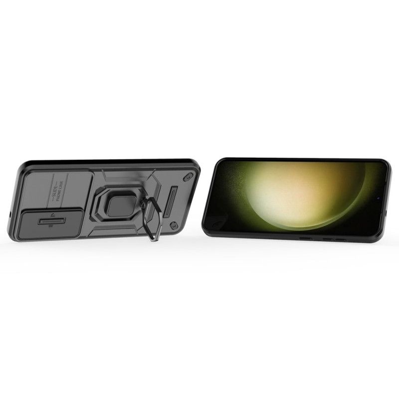 Kuori Samsung Galaxy S25 Plus 5g Kestävä Rengas Linssinsuojalla Suojakuori