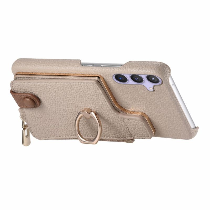 Kuori Samsung Galaxy S25 Plus 5g Lompakko Magneettisella Jalustalla Suojakuori