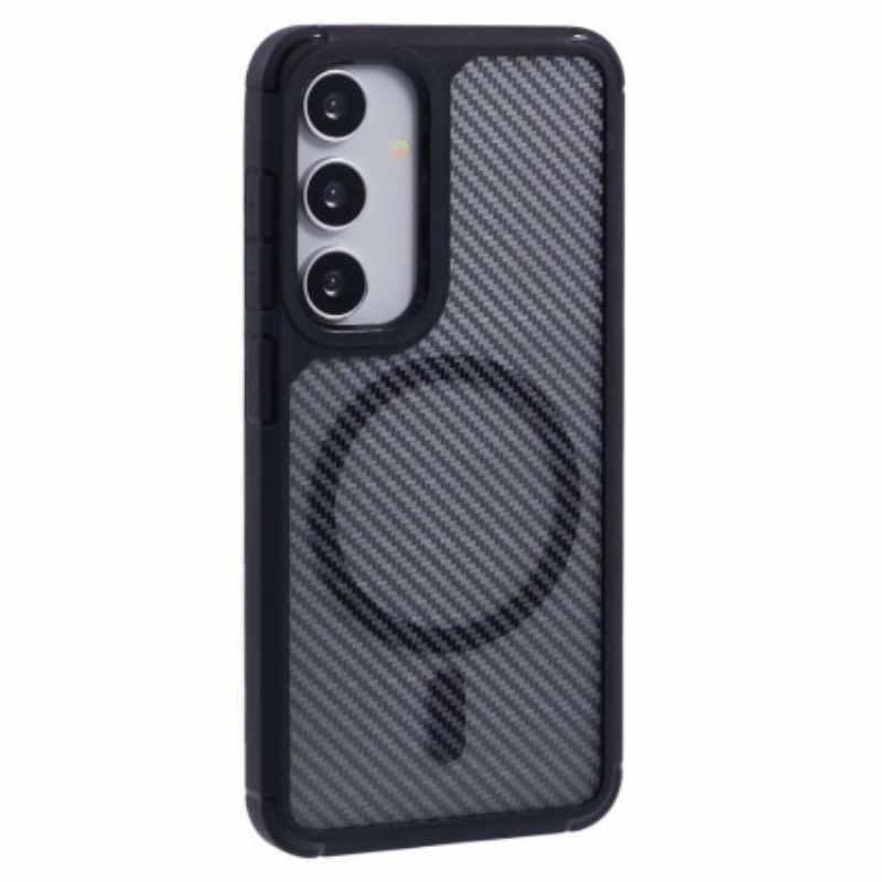 Kuori Samsung Galaxy S25 Plus 5g Magsafe-yhteensopiva Hiilikuitu