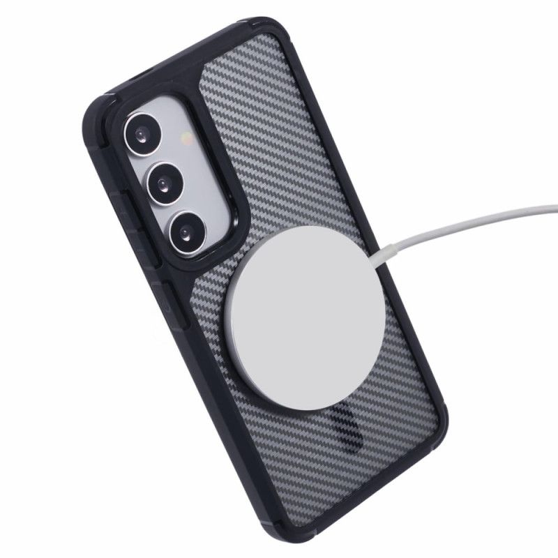 Kuori Samsung Galaxy S25 Plus 5g Magsafe-yhteensopiva Hiilikuitu