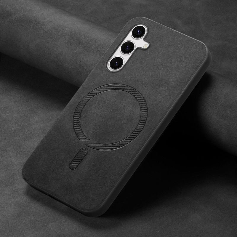 Kuori Samsung Galaxy S25 Plus 5g Nahkaefekti Yhteensopiva Magsafe Suojakuori