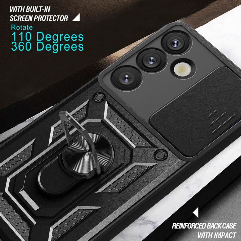 Kuori Samsung Galaxy S25 Plus 5g Pyörivä Kiinnitys Ja Linssinsuoja