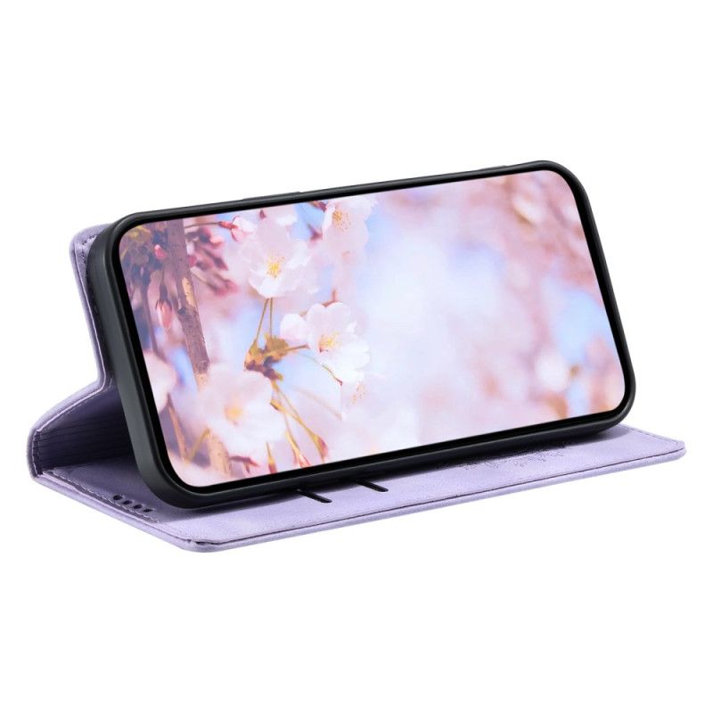 Nahkakotelo Samsung Galaxy S25 Plus 5g Mandala-mokkanahkaefekti