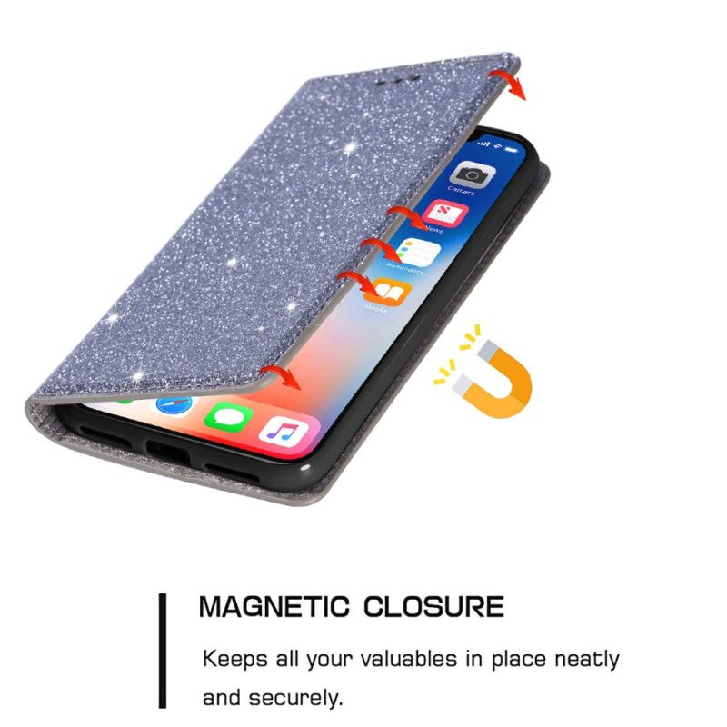 Nahkakotelo Samsung Galaxy S25 Plus 5g Paljetit