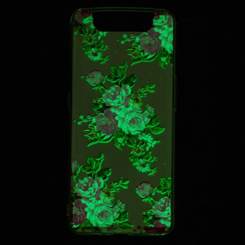 Kuori Samsung Galaxy A80 / A90 Fluoresoivat Vapauden Kukat Suojakuori
