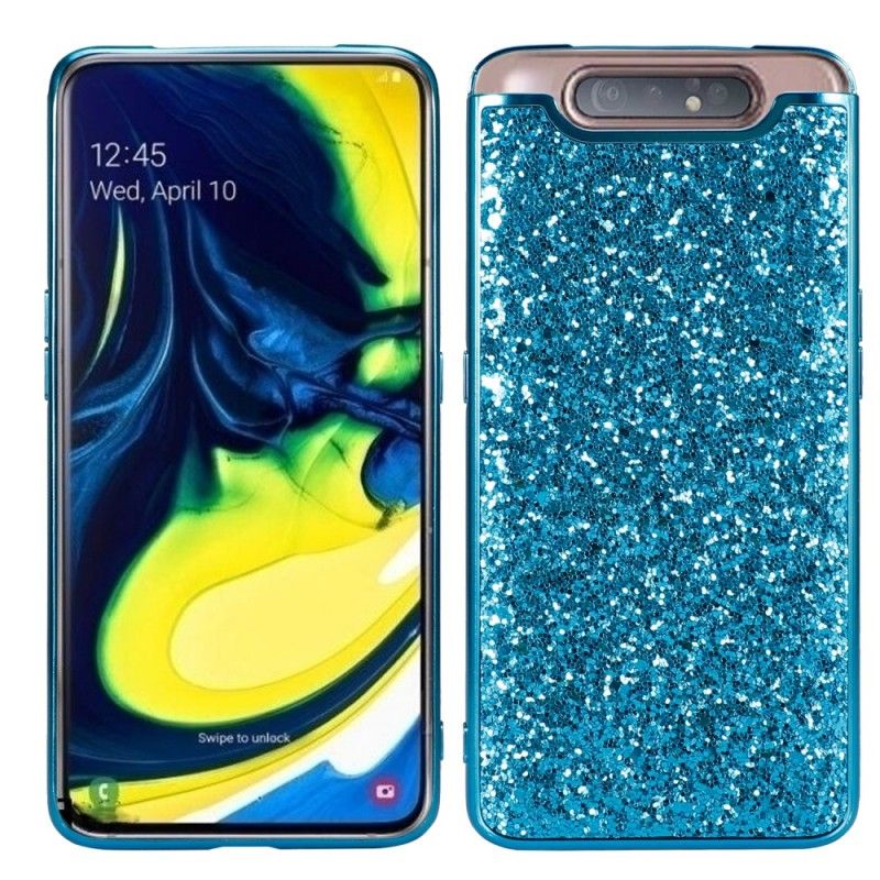 Kuori Samsung Galaxy A80 / A90 Punainen Musta Ensiluokkainen Kimallus Suojakuori