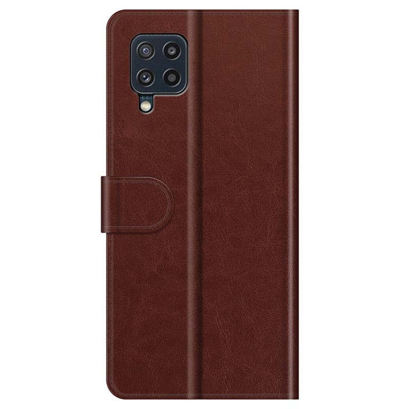 Flip Kotelot Samsung Galaxy M32 Klassinen Nahkaefekti Suojakuori
