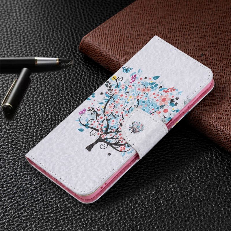Flip Kotelot Samsung Galaxy M32 Kukkapuu