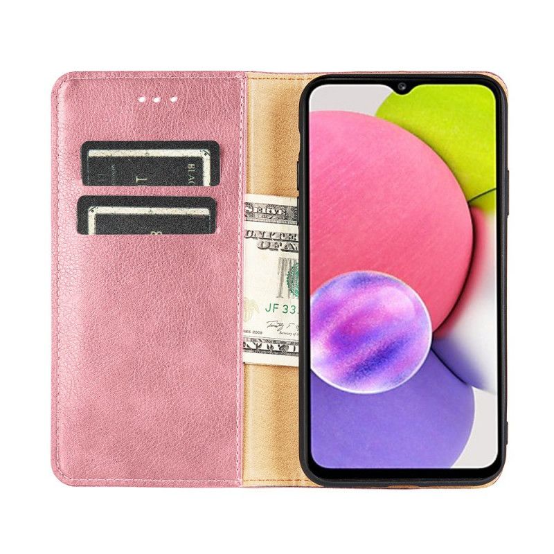 Nahkakuori Flip Kotelot Samsung Galaxy M32 Puhelinkuoret Yksivärinen