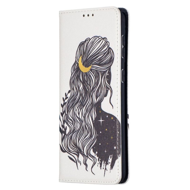 Flip Kotelot Samsung Galaxy S21 Plus 5G Kauniit Hiukset