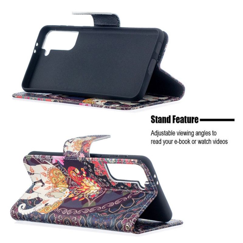 Kotelot Samsung Galaxy S21 Plus 5G Etninen Norsu Mandala