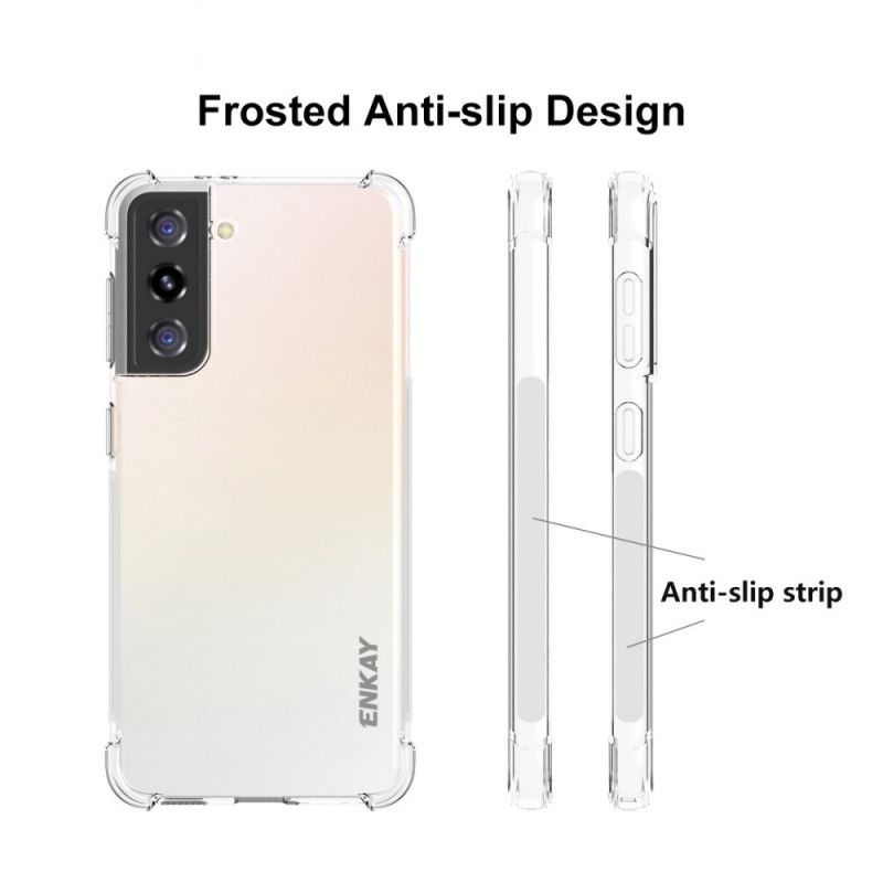 Kuori Samsung Galaxy S21 Plus 5G Enkay-Kuori Ja Karkaistu Lasi -Yhdistelmä