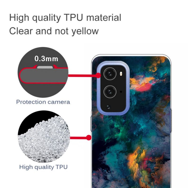 Kuori OnePlus 9 Värilliset Pilvet