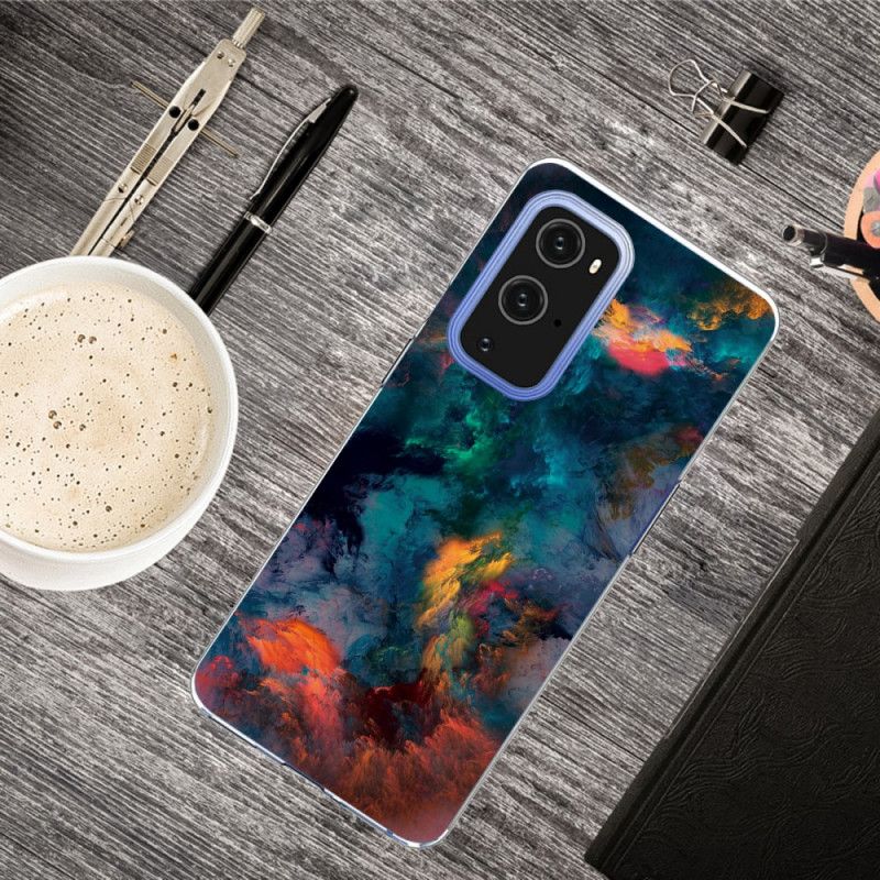 Kuori OnePlus 9 Värilliset Pilvet