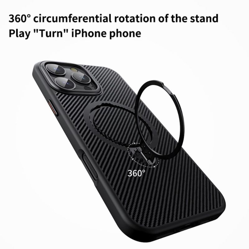 Case iPhone 16 Pro Puhelinkuoret Magneettinen Hiilikuitutuki