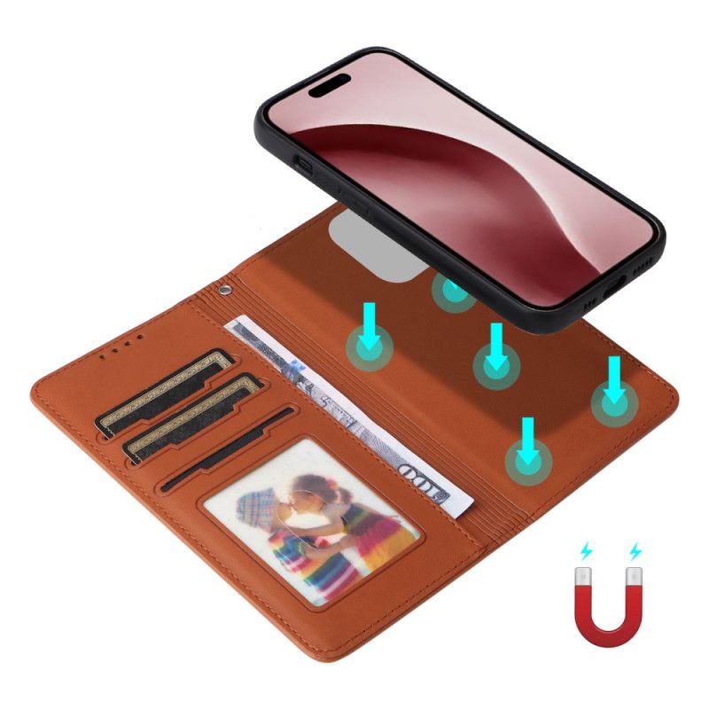 Kotelot iPhone 16 Pro Betopnice Irrotettava Kuori Suojakuori