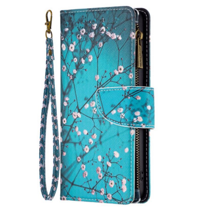 Kotelot iPhone 16 Pro Plum Blossom Lompakko Suojakuori